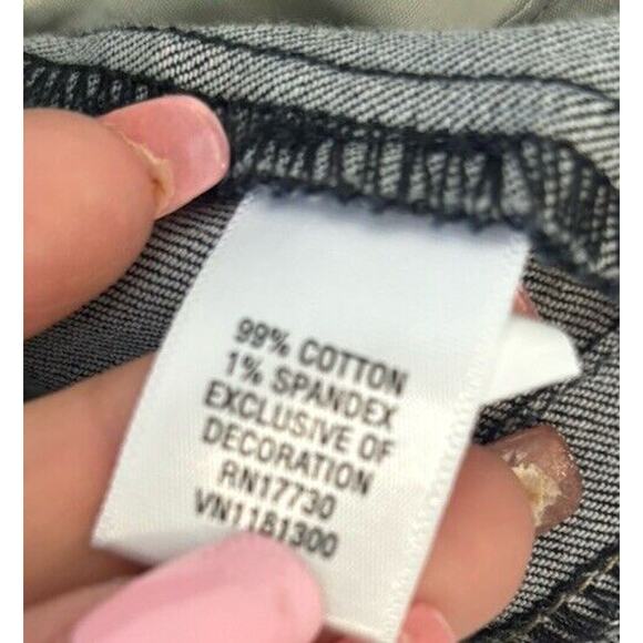 Converse One Star Military Fitted Denim Jacket Blazer Size Medium Womens - Picture 8 of 9